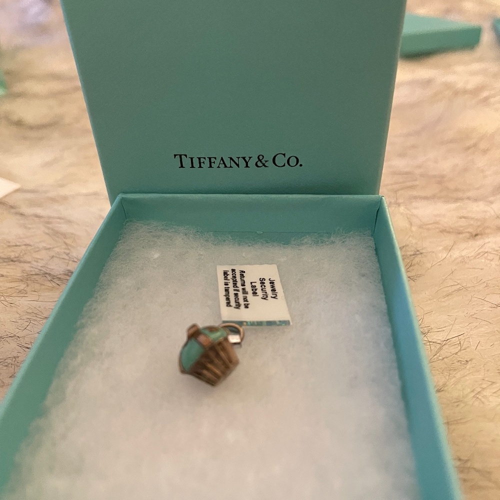 Tiffany & Co. cupcake charm pendant